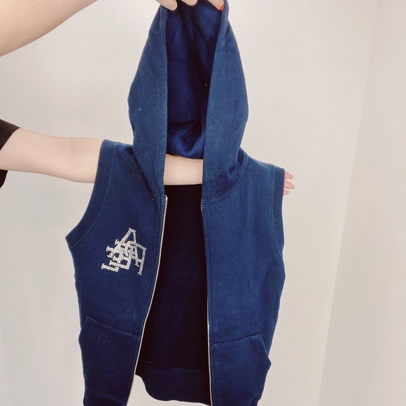 BAPE Head Hooded Vest XS